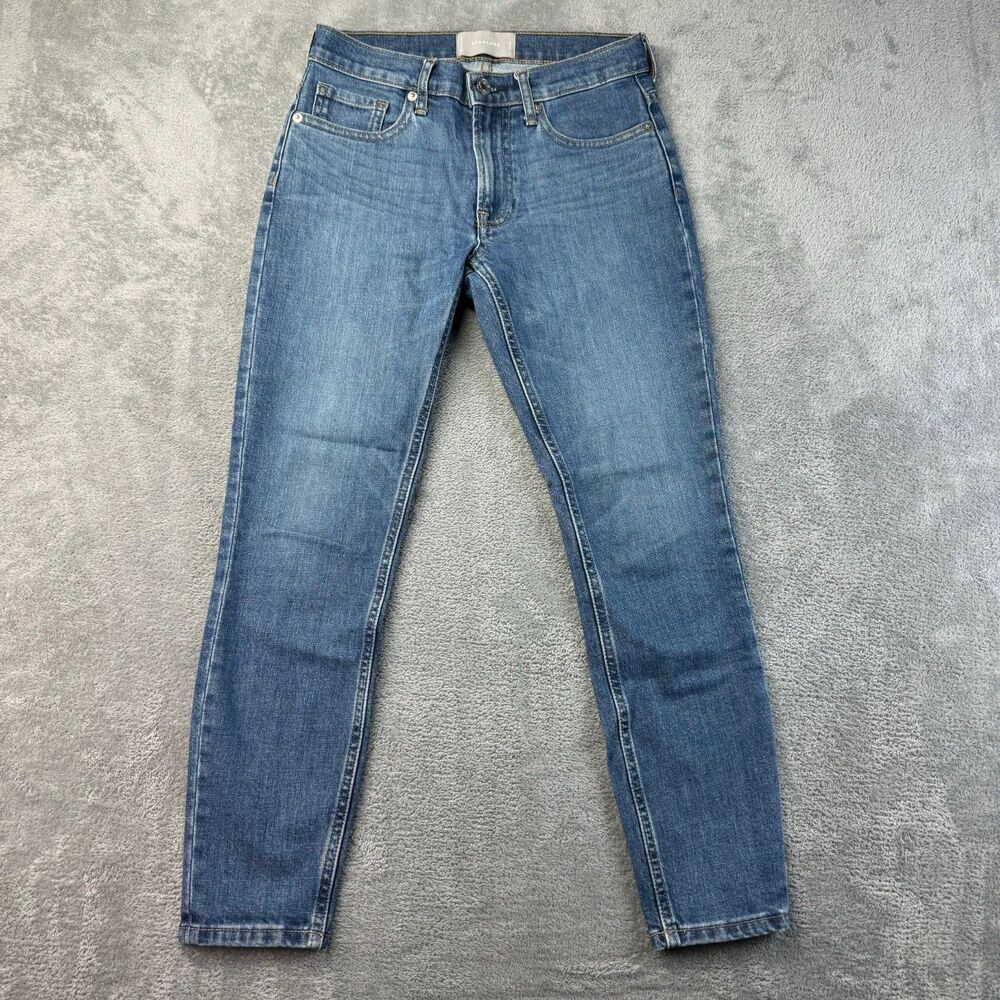 Everlane Jeans Women's 25 Blue Medium Wash Denim Ankle Skinny Casual Pants Cute